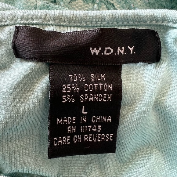 parfait FLORAL PRINT SHEER BACK CARDIGAN WITH W.D.N.Y. SILK SHELL - Picture 13 of 14